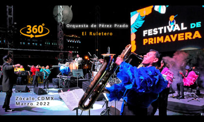 Orquesta de Pérez Prado, La Mambolets y Roco Pachucote. Festival de Primavera Zócalo, CDMX
