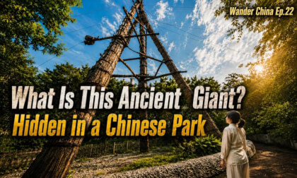 Wander China Ep.22 |What Is This Ancient Giant?Hidden in a Chinese Park （漫步城市公园，探秘古老天车）