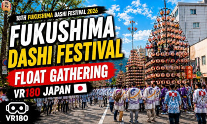 Fukushima Dashi Festival 2026 | Float Gathering Before the Parade 🇯🇵 VR180