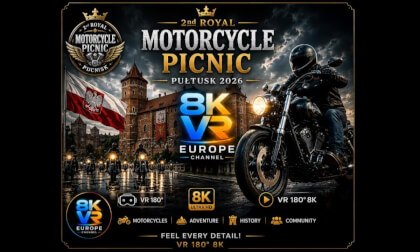 Royal Motorcycle Picnic 2026 | Pułtusk Poland | VR180 8K Motorcycle Parade Experience