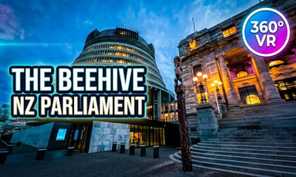Stand at New Zealand’s Parliament in 360° VR 🇳🇿 | Explore Wellington’s Beehive