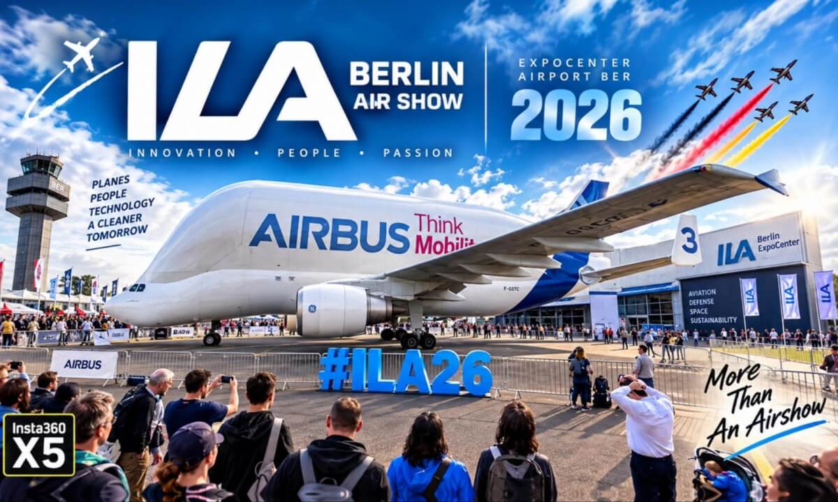 ILA Airshow ExpoCenter Berlin, Germany | 360° Experience | Aviation and Defense Exibition