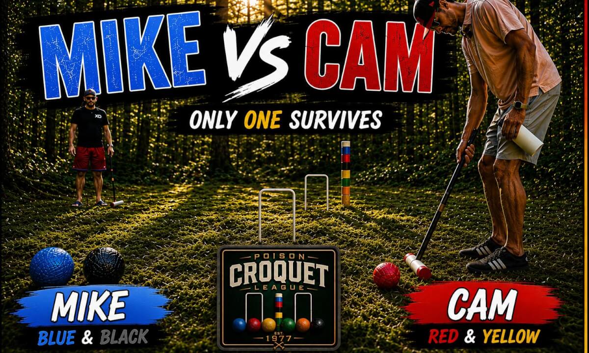 Poison Croquet - Mike vs Cam | 8K VR180