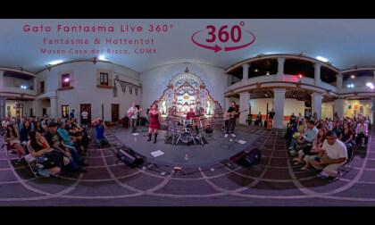 Gato Fantasma Live 360° Fantasma & Hottentot. Museo Casa del Risco, CDMX