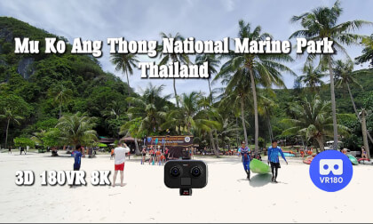 Mu Ko Ang Thong - National Marine Park, Thailand (2023) 3D VR180 8K video Mu Ko Ang Thong - National Marine Park, Thailand (2023) 3D VR180 8K video