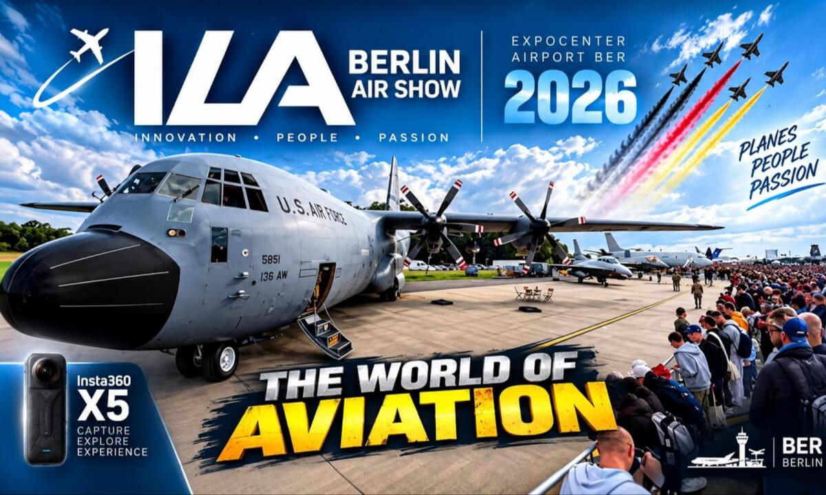 ILA Airshow ExpoCenter Berlin, Germany | 360° Experience | Aviation and Defense Exibition