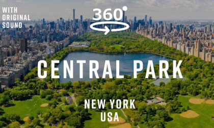 Central Park – New York City, USA 🇺🇸 | 360° Walking Tour | Original Sound