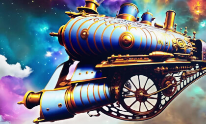 All Aboard! Magical Steampunk Train [4k VR 360 Immersive World]