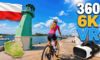 🚴 Brzeźno → Kolibki 🇵🇱 | Seaside Promenade Ride | 360° 8K VR Gdańsk – Sopot – Gdynia