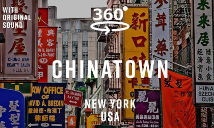 Chinatown – New York City, USA 🇺🇸 | 360° Walking Tour | Original Sound
