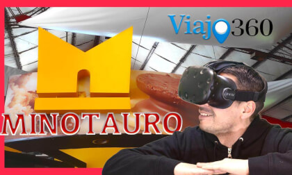 ⛽ EL PARADOR MÁS INCREÍBLE DE LA RUTA 2: Minotauro y su Bioparque Secreto 🦩 | Video 360° VR