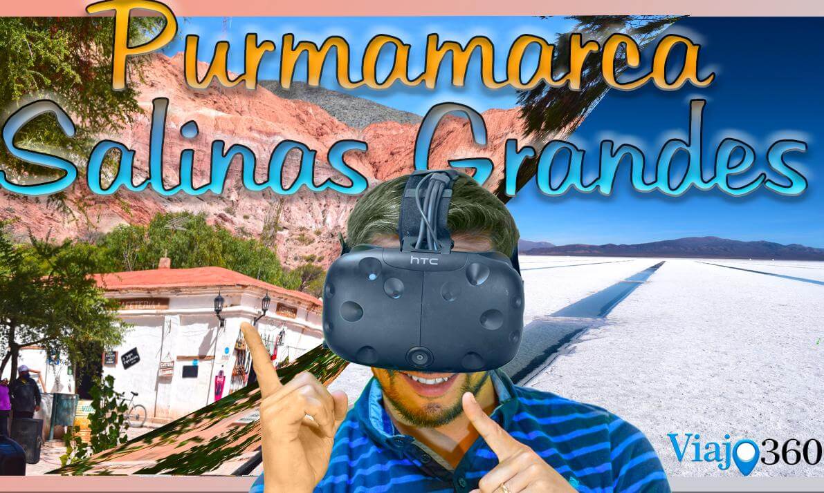 😮 Cerro 7 COLORES🌈 Y paisaje BLANCO? PURMAMARCA & SALINAS GRANDES en 360º | JUJUY | Argentina