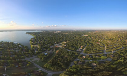 Sunset View on Lake Arlington  德州阿灵顿的日落