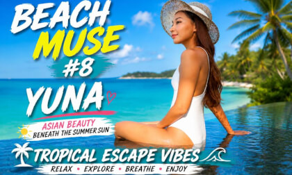 Beach Muse #8 – Yuna | Asian Beauty Beneath the Summer Sun