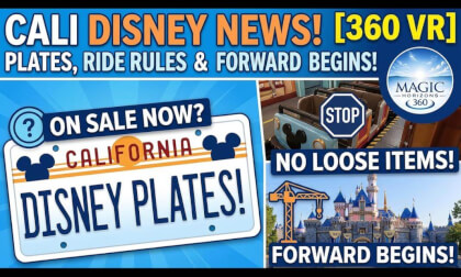 NEW Disneyland Ride Rules + Expansion Demo! June 2026 🚨 Cali Disney Plates [360 VR]