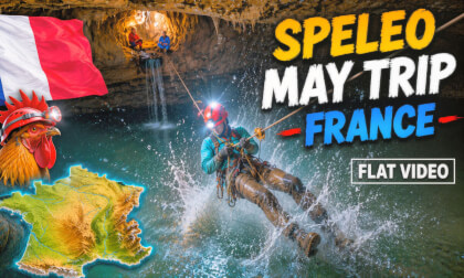 🦇 One Week Beneath the Jura 🇫🇷 | Caving Trip on the French–Swiss Border | Flat Video