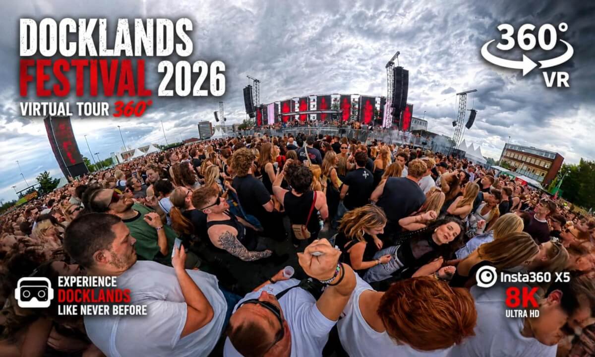 DOCKLANDS FESTIVAL 2026 | 360° VR Virtual Tour (8K) | Insta360 X5