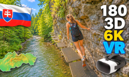 🥾 Slovak Paradise 🇸🇰 | Prielom Hornádu Gorge | 180° 3D Stereoscopic VR