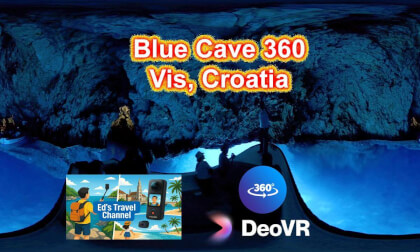 Blue Cave 360 Vis, Croatia