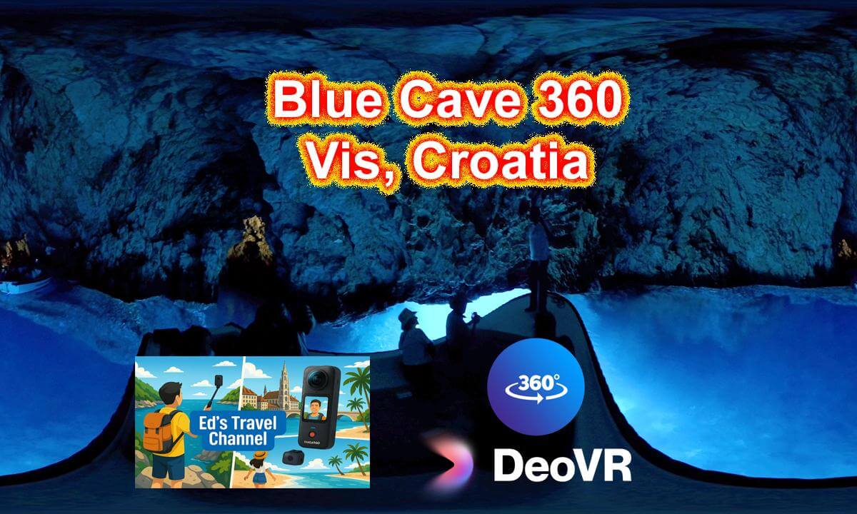 Blue Cave 360 Vis, Croatia
