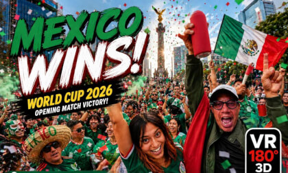 🇲🇽 Mexico Wins! Crowd Celebration in Mexico City