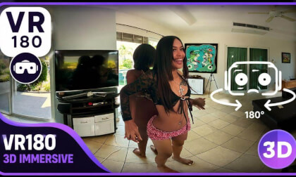 Home Twerking Experience in VR180 8K