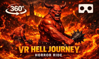 360° video: VR Hell Journey Horror Ride