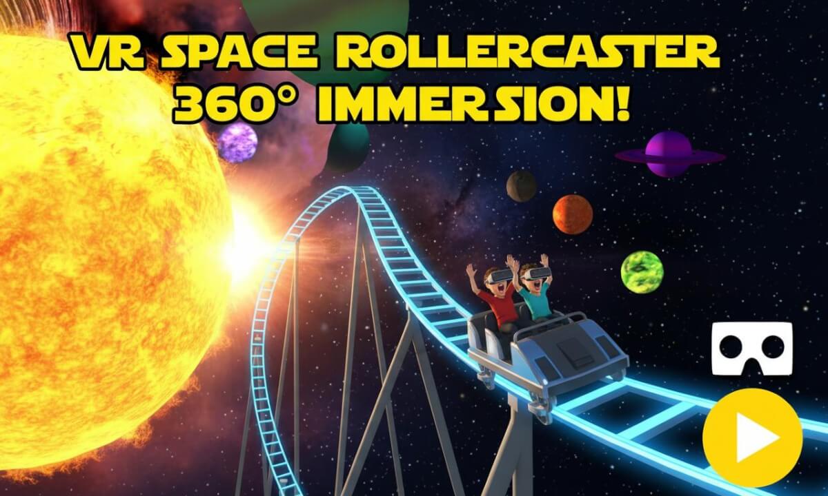 360° video: VR Solar System RollerCoaster