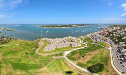 30 minutes of aerial 360 VR 8k video Florida, Georgia, South Carolina, North carolina, Virginia
