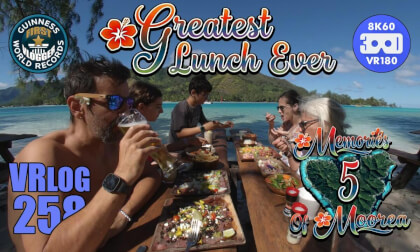 Greatest Lunch Ever (Memories of Moorea 5) VRLOG 258