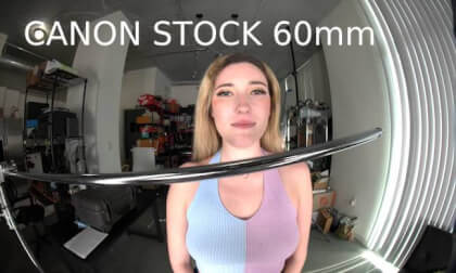 Canon Stock Lens IPD 60mm Scale