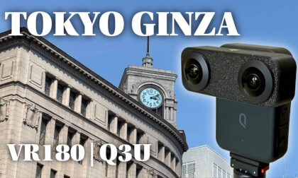 [8K VR180] Walking through GINZA, Tokyo: QooCam 3 Ultra (Q3U) VR180 Mod.
