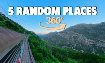 Taking you to 5 random places around the world in 8K VR 360