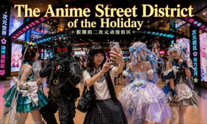 Holiday Vibes at the Anime Street