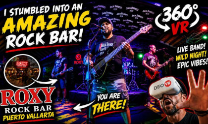 I Stumbled Into an Amazing Rock Bar in Puerto Vallarta - 360 VR