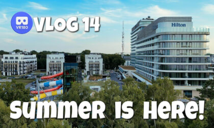VR180 3D 8K | VLOG 14 | Summer is Here! Let's Go to the Polish Seaside 🇵🇱