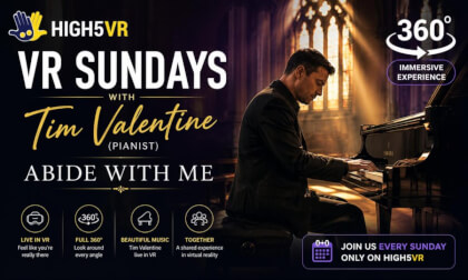 VR Sundays with Tim Valentine (Pianist) – Abide with me