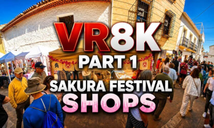 VR 8K 360 ALFARNATE MÁLAGA SPAIN SAKURA JAPAN FESTIVAL