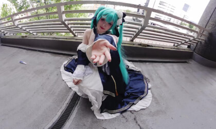 Hatsune miku dress Cosplay