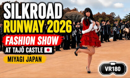 Silkroad Runway 2026 | Tajō Castle Fashion Show VR180