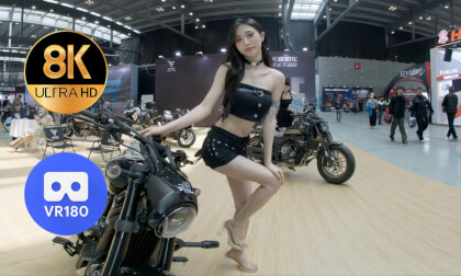 Two Girls at VOGE Motor Booth