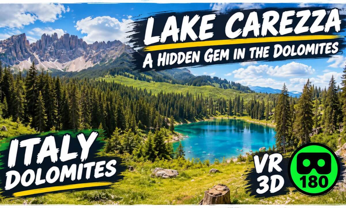 Lake Carezza VR180 3D | A Hidden Gem in the Dolomites (14/06/26)
