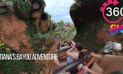 360º ride on Tiana's Bayou Adventure at Magic Kingdom