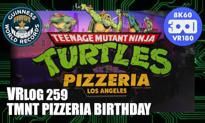 First Official Teenage Mutant Ninja Turtles Pizzeria in LA! (VRLOG 259)