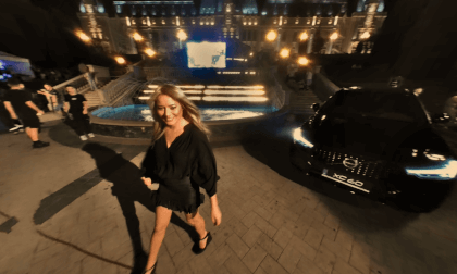 Laura Cosoi - Romanian celebrity actress and TV personality - featuring Volvo Iasi