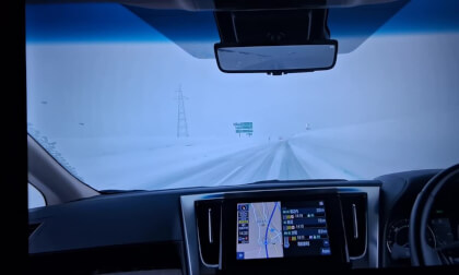 Anthony's Video Riding in the snow