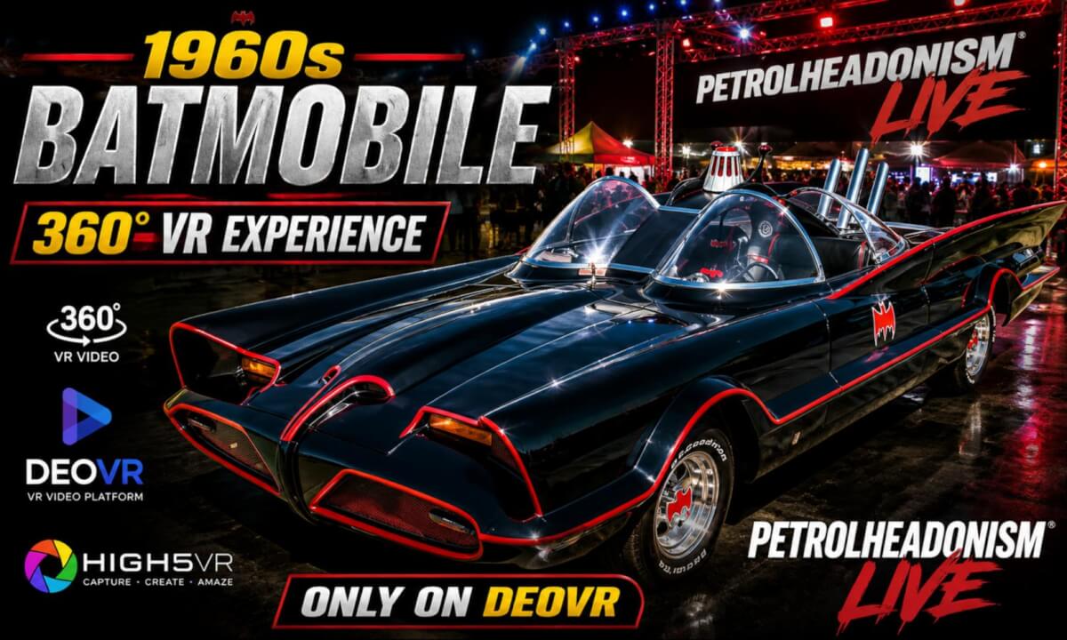 Batmobile VR360 Experience | Petrolheadonism Live