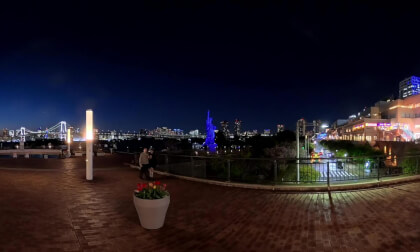 VR 360° 8K  Statue of Liberty Tokyo