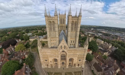 Lincoln Cathedral Fly Over 360