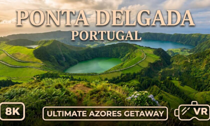 Ponta Delgada, Azores 🇵🇹 | 8K VR 180° Journey into the Atlantic Island Gateway